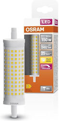 Ledvance Bec LED Reglabil în intensitate 18.2W pentru Dulie R7S Alb cald