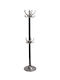 Espiel Cuiere de podea Metal Negru 40x40x180cm