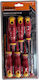 Finder Set 7 Electrician Screwdrivers with 7 Interchangeable Tips