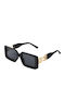 Olympus Sunglasses Agathe Women's Sunglasses with Plastic Frame Black Gold 01-099
