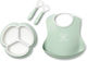BabyBjorn Feeding Set Mealtime Set made of Plastic Green 4pcs for 4+ months