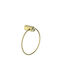 Sparke Single Bathroom Ring with Screws 19x7cm Gold