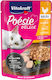 Vitakraft Poesie Delice Nasses Katzenfutter für Junior-Katzen in Beutel mit Huhn 85gr