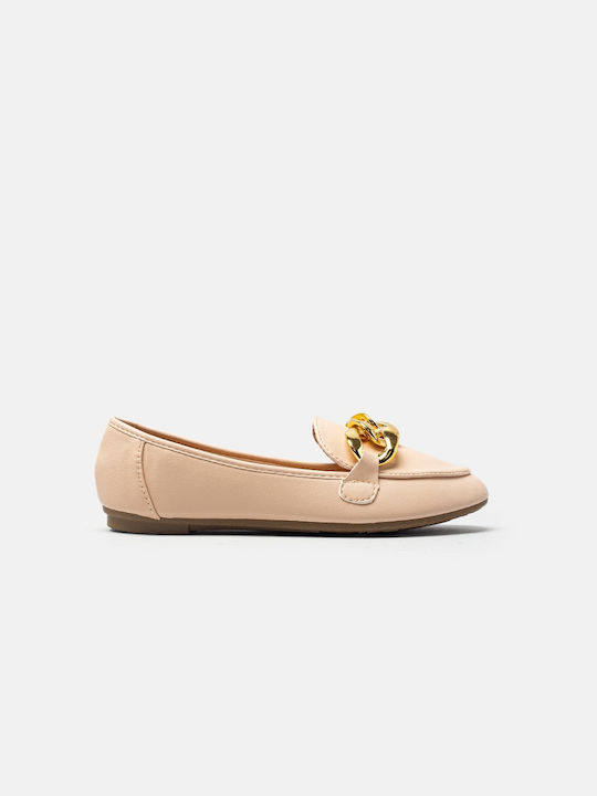 InShoes Γυναικεία Loafers Nude