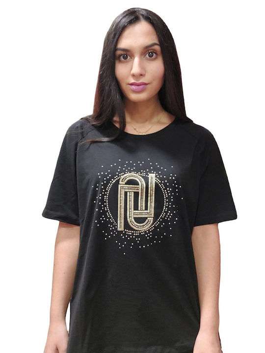 Liu Jo Women's Athletic T-shirt Black