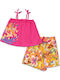 Kids' Set with Shorts Summer 2pcs Fuchsia