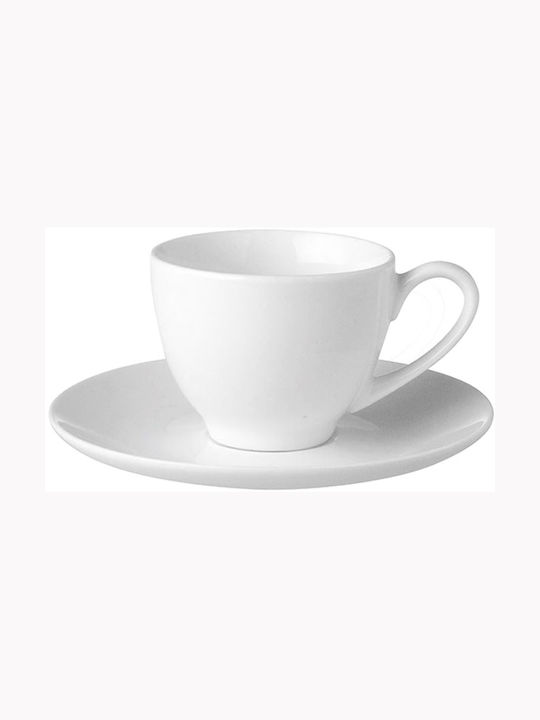 Jackie's Bay Porcelain Espresso Cup Set 80ml White