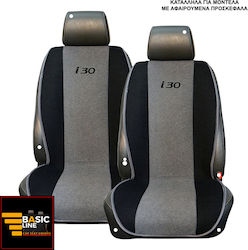 Σετ Πλατοκαθίσματα 2τμχ Πετσετέ Hyundai i30