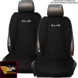 Σετ Πλατοκαθίσματα 2τμχ Πετσετέ Renault Clio