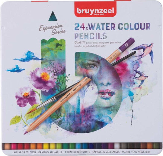 Royal Talens Expression Farbstift-Set Aquarell in einer Box 24Stück Packung von 1 Verpackungen