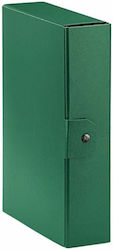 Esselte File Box Fibber Button 6cm C2618 Verde