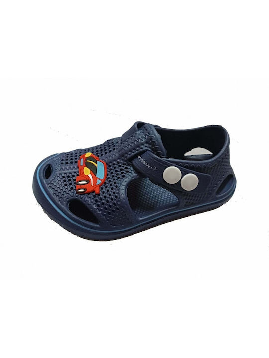 Beach sandals HotSand car 03138 Blue