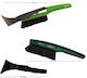 Bottari Car Ice Scraper With Brush in Green Color