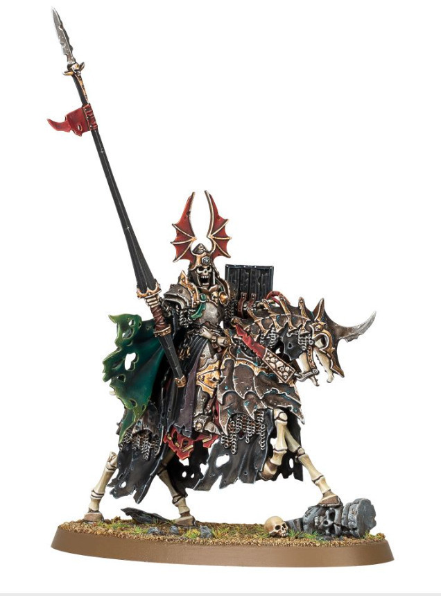 Games Warhammer Soulblight Gravelords Wight King on Skeletal