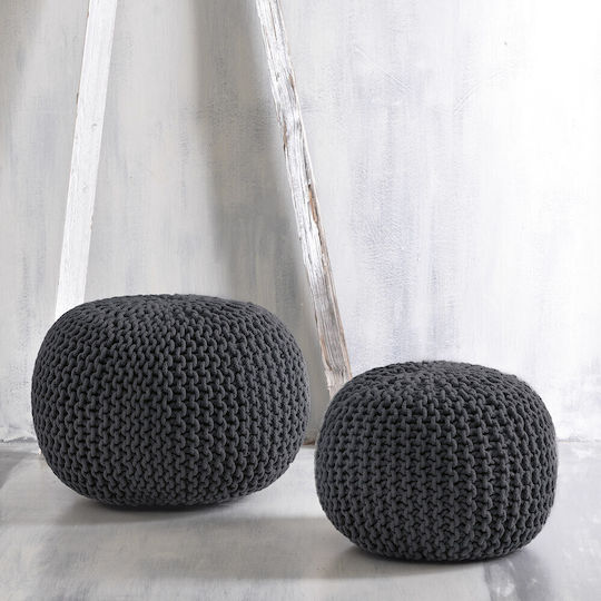 Bean Bag Chair Stool Waterproof Mayo Gray 45x45x30cm