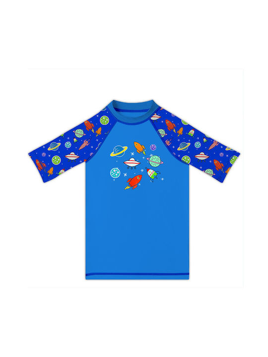 Slipstop Kids Swimwear Sunscreen (UV) Shirt Blue