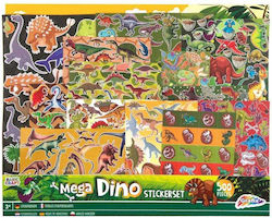 Dino Αυτοκόλλητα Dino 500τμχ Dino Αυτοκόλλητα Dino 500τμχ