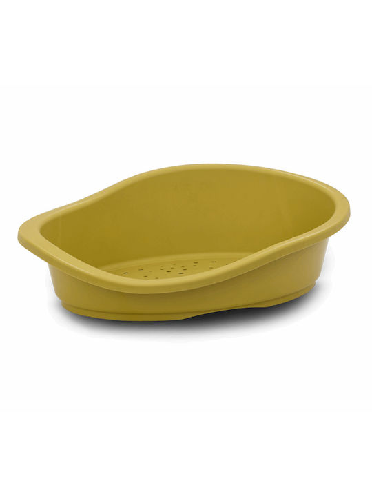Pet Camelot Καναπές Κρεβάτι Σκύλου Κίτρινος 50x35εκ.