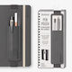 IF Leather Pen Holder Suitable for 2 Pens Gray