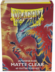 Dragon Shield Japanese Small Size Clear Outer Card Sleeves 60τμχ Διάφανες Dragon Shield Japanese Small Size Clear Outer Card Sleeves 60τμχ Διάφανες