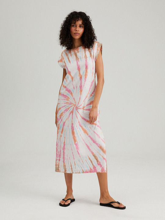 Vielfältiges Kleid CLTN 519 - Multicolor