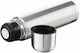 Homestyle Bottle Thermos Stainless Steel 1lt Silver with Cap-Cup