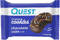 Quest Μπισκότα Πρωτεΐνης Frosted Cookies με Επικάλυψη Κέικ σοκολάτας 25gr