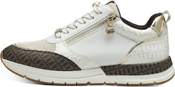 Tamaris Comb Γυναικεία Sneakers Λευκά