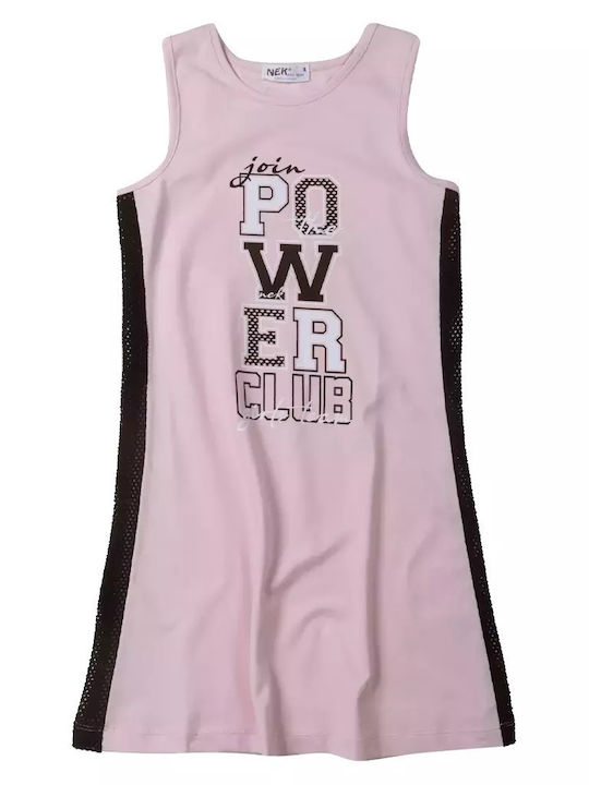 Nek Kids Wear Children's Dress Sleeveless Somon