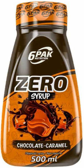 6Pak Nutrition Сироп За Сладкарници Zero С Вкус Шоколадов Карамел Без Захар 500ml