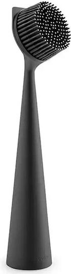 Eva Solo 530685 Kunststoff Reinigungsbürsten mit Handgriff für Platten Schwarz 1Stück