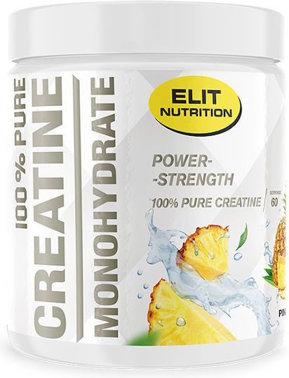 Elit Nutrition Creatine Monohydrate 100% Pure με Γεύση Pineapple 300gr