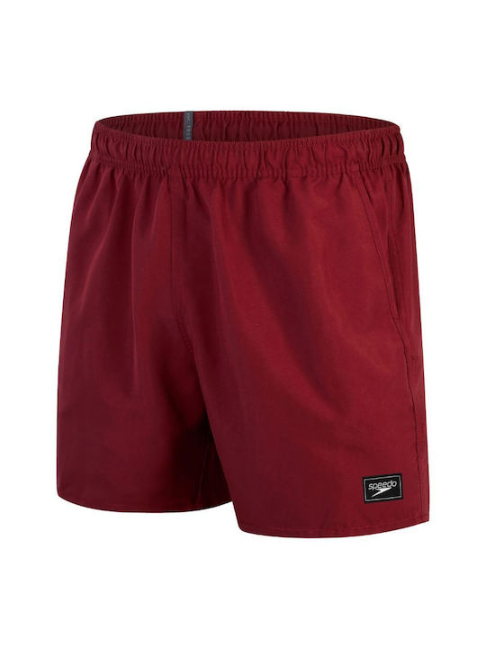 Speedo Bărbați Înot Șorturi Burgundy