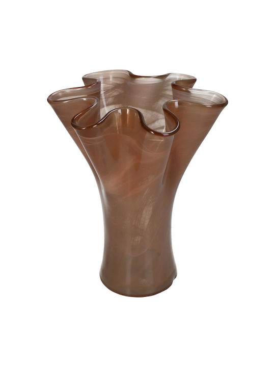 ArteLibre Glass Vase 20x20x25cm