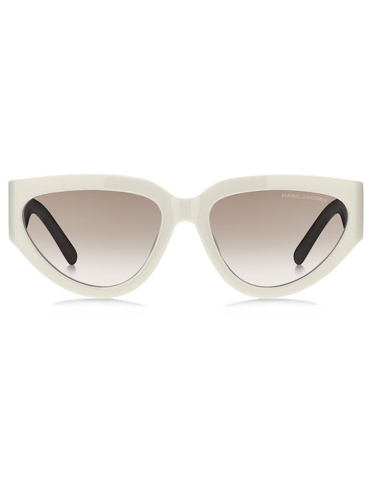 Marc Jacobs Sonnenbrillen mit Weiß Rahmen und G...