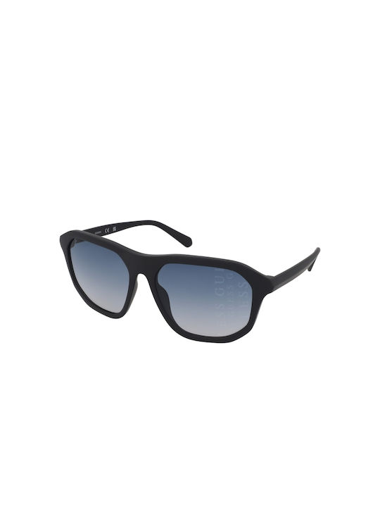 Guess Sonnenbrillen mit Schwarz Rahmen und Schwarz Verlaufsfarbe Linse GU00057 02W