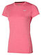 Mizuno Impulse Core Women's Athletic Blouse Short Sleeve Coral