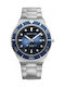 Bering Time Men's Watch 43mm Battery with Silver Metal Bracelet