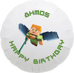 Foyle balon Minecraft cu nume / 43cm