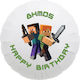 Foyle Balloon Minecraft with name / 43cm