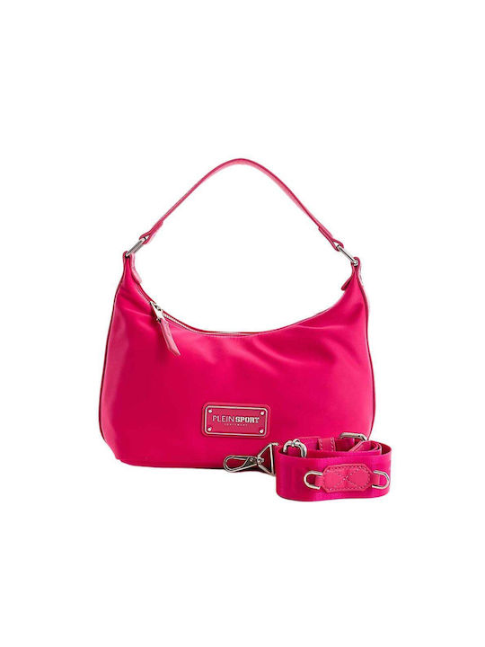 2110079-FUXIA-HERO - PLEIN SPORT SMALL HALF MOON (23.5x21x12) FUCHSIA Color