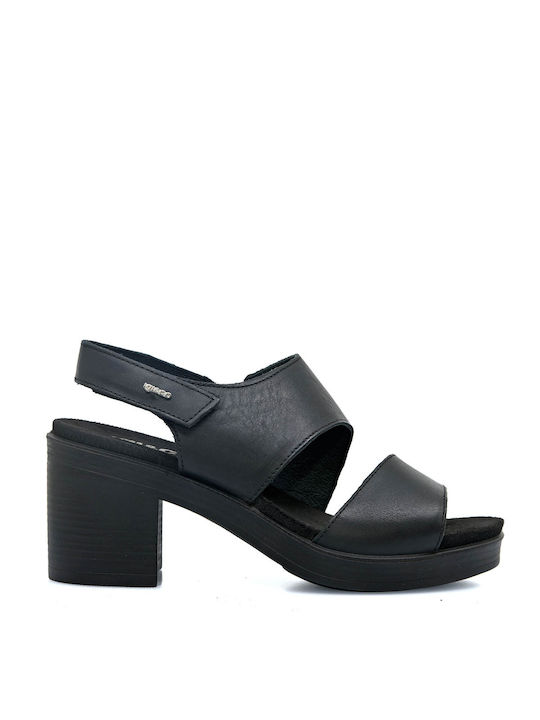 Igi&Co Platform Leather Women's Sandals Black w...