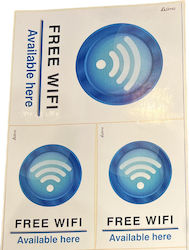 Nakas Плоча Самозалепваща "WiFi" 20795 1бр