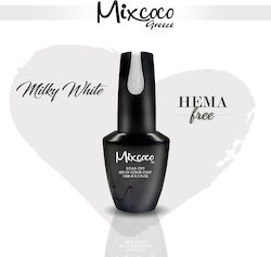 Mixcoco Gel Nail Polish Milky White 15ml Mixcoco Gel Nail Polish Milky White 15ml