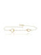 14K Gelbgold Herzen Armband