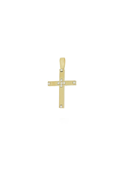 14K Yellow Gold Cross