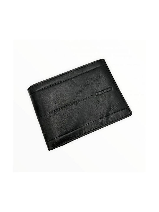 Leather men's wallet 1373 black