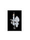 Universo Illuminazione Vintage Lamp Wall with Socket E14 White 14cm
