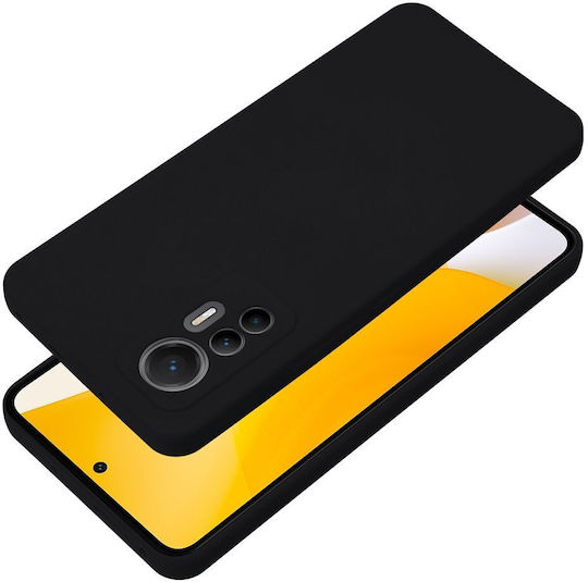 Forcell Soft Back Cover Σιλικόνης Μαύρο (Redmi Note 12 5G)