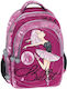 Graffiti Ballerina School Bag Backpack Elementary, Elementary in Fuchsia color